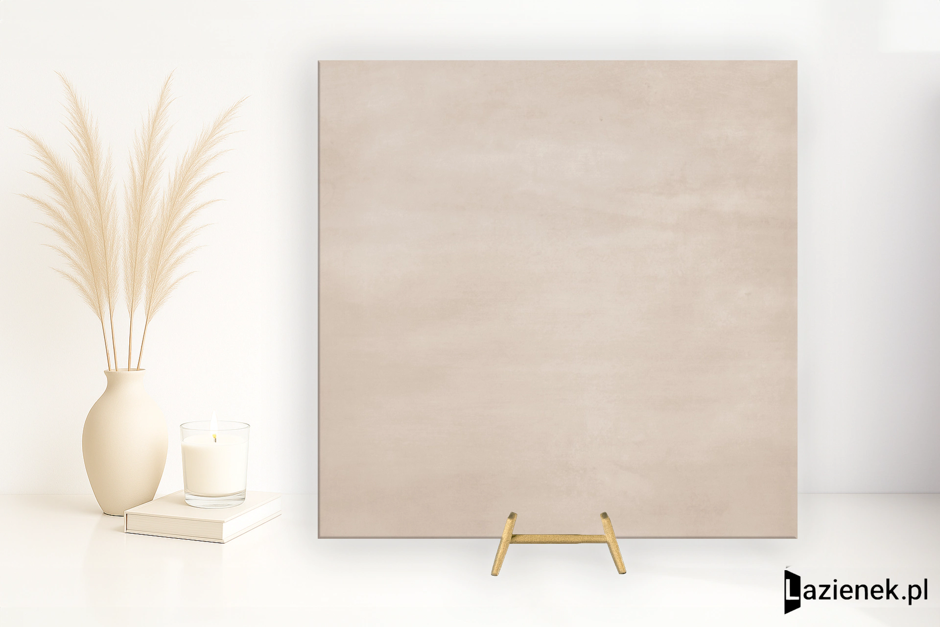 Casalgrande Padana Steeltech Beige wzmocniona siatką - poler 90x90 cm gr. 9 mm - płytka rektyfikowana/2994847